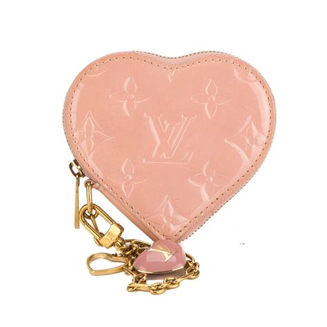 louis vuitton pink coin purse